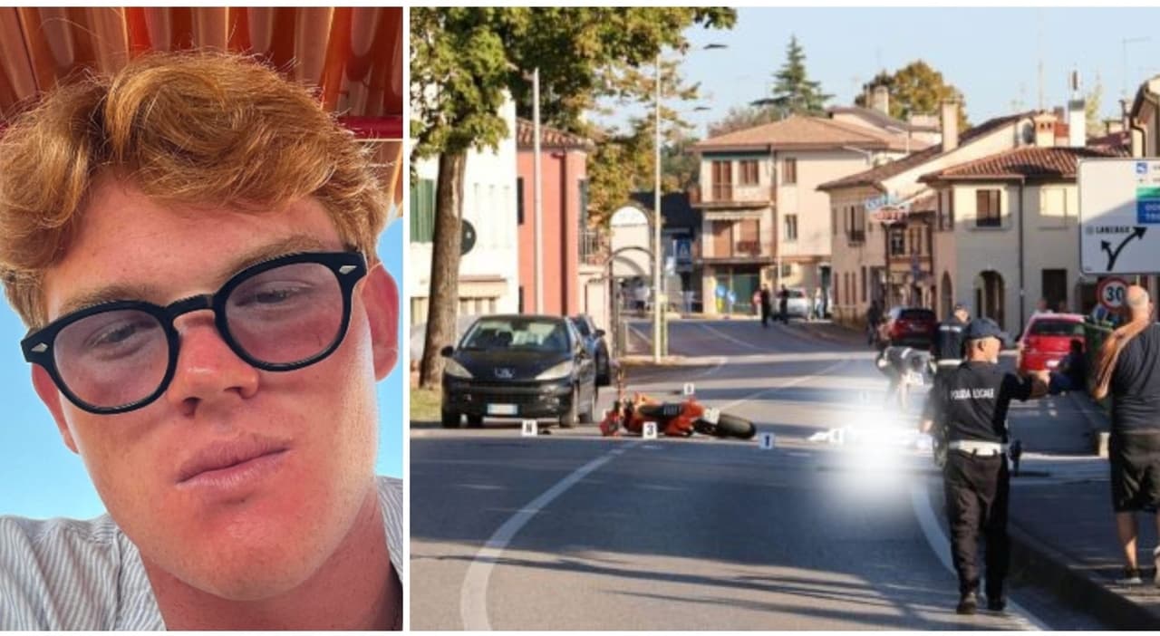 Schianto in moto contro un'auto: Alvise Nardelotto morto a 18 anni. Il  dolore del papà: «Ero così orgoglioso di lui»